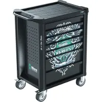 Wera 05150130001, Plast, Sort, 7 skuffe(r), 250 kg, 785 mm, 518 mm