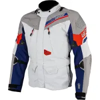 Leatt ADV Dritour 7.5 Tekstiljakke Hvid/Grå/Rød/Blå 3XL