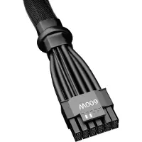 Be quiet! CPH-6610 - Strømkabel - 12 pin PCIe-kraft (hun) til 12VHPWR (hun) - 60 cm - sort