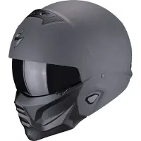 Scorpion Exo-combat Ii Graphite Konvertibel Hjelm