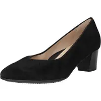Caprice Pumps, black, made of Leather with Block heel, Size 42