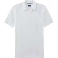 Olymp poloshirt i piqué, hvid Hvid måle