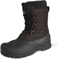 Normani Snowboots 'Coldery' brun / sort