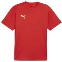 Puma Trænings T-Shirt teamGOAL - Rød/Hvid, størrelse 3XL