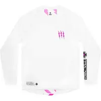 Muc-Off Riders Long Sleeve Jersey - Hvid - X - LARGE