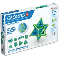 Geomag Magnetsæt - Classic Panels Recycled - 114 Dele - - OneSize - Magnetlegetøj