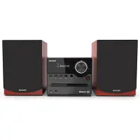 Sharp XL-B512 - Microsystem - brun