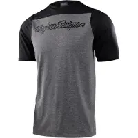 Troy Lee Designs Skyline kort?rmet tr?je - Herre Heather Grey/Sort S