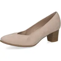 Caprice Pumps, beige, made of Leather with Block heel, Size 40