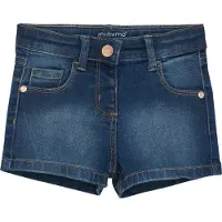 Minymo Shorts - Stretch - Denim - - 7 år (122) - Shorts