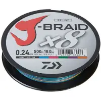 Daiwa J-braid 8 Flettet Fiskesnøre 1500 M