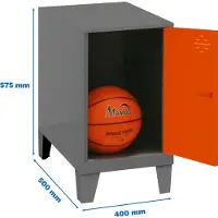 Simonlocker Montadas Dism.mini+pies Skab 575x400x500 Mm