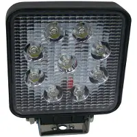 Berger & Schroeter Arbejdslys 12 V, 24 V 20214 Bred nærfeltbelysning (B x H x T) 110 x 110 x 63 mm 1890 lm 6000 K