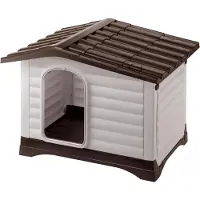 Ferplast Dogvilla hundehus af plast - Dogvilla 110: L 111 x T 84 x H 79 cm