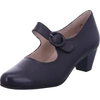 Caprice Pumps, black, made of Leather with Block heel, Size 37