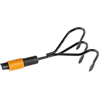 Fiskars QuikFit, Håndkultivator, Metal, Sort, Orange, Plast, 305 mm
