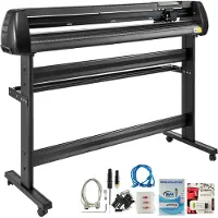 Vevor Vinylskærer 53 tommer vinylskærermaskine med gulvstativ vinylplotter