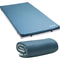 Vevor Hospitalsengmadras, 136 kg belastning, trykfordelende langtidspleje Medicinsk dobbeltlagsskummadras, vandtæt til behandling af liggesår Plejehjem og hjemmepleje, 864 x 1930 x 89 mm