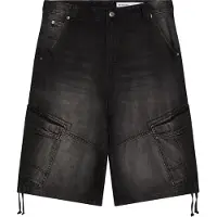Bershka Cargojeans black denim
