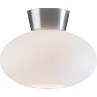 BELID Bullo plafond opalglas Ø27 cm Aluminium