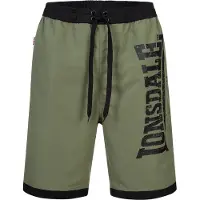 Lonsdale Badeshorts 'Clennell' oliven / sort