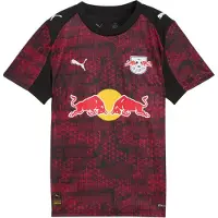 Puma RB Leipzig 25/26 Third Jersey Youth, Clothing, Black/Fast Red, 11-12Y