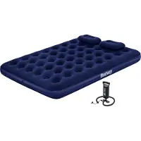 Bestway 67374 / 24, Dobbelt madras, Queen size, Rektandel, Indendørs & udendørs
