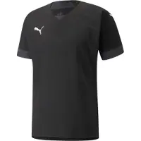 Puma Trænings T-Shirt teamFINAL - Sort, størrelse Medium