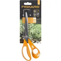 Fiskars 111050, Voksen, Lige snit, Enkelt, Orange, Rustfrit stål, Højrehåndet