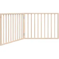 vidaXL hundelåge 2 paneler 160 cm poppeltræ
