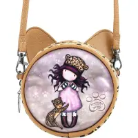 Santoro London Mini Round Gorjuss Purrrrrfect Love Skuldertaske