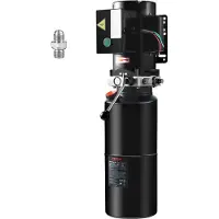 Vevor Hydraulikpumpe 10 Quart Enkeltvirkende Dump Trailer Pump Power Unit AC 220V