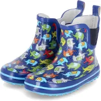 Beck Gummistøvler 'Elephants' navy / turkis / blandingsfarvet / sort