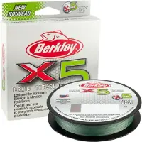 Berkley X5 Flettet Fiskesnøre 300 M