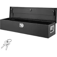 Vevor 48"x15"x15" Heavy Duty Aluminium Bar Slidbane Værktøjskasse til Pick Up Truck Bed