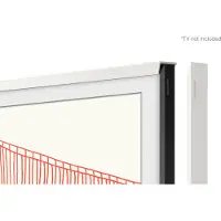 Samsung 55" ramme til The Frame (2021-2025) White, White Beveled