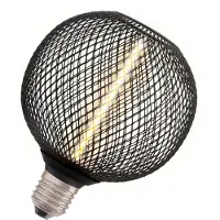 Osram LED-pære E27 Filament Straw Globe Sort 110lm DIM 3,5W/818