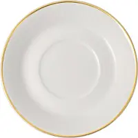 Villeroy & Boch Château Septfontaines espressofad Ø12,5 cm Hvid/Guld