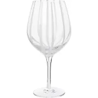 Broste Copenhagen Stripe rødvinsglas 65 cl Clear/White stripes