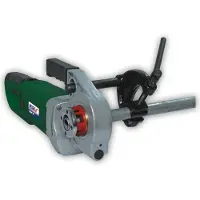 Dedra DED7511 - Terraja eléctrica para tubos, 1/2,1,1 1/4,3/4, Sort, Grøn, Metallic, 25 rpm, 1800 W, 7 kg