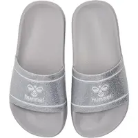 Hummel Badesandaler - Pool Slide Glitter Jr - Lunar Rock - - 29 - Badesandal