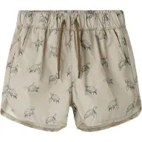 Lil´ Atelier Badeshorts - Loose - NmmFandyn - Oxford Tan - - 3 år (98) - Badetøj