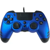 Pixminds Steelplay Slim Pack - Gamepad - kablet - safirblå - for PC, Sony PlayStation 3, Sony PlayStation 4