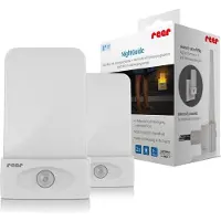 Reer Natlys m. Bevægelsessensor - 2-pak - - OneSize - Natlampe