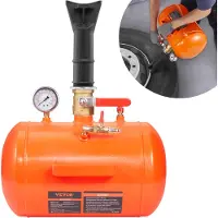 Vevor dækperleblæser, 5 gal/19 l luftdækperleblæser med trykmåler og håndtag, 145 psi dækperleblæsertank, 85-116 psi driftstryk til bil, lastbil, ATV