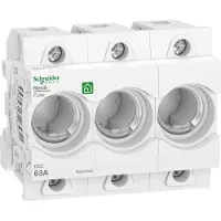 Schneider Electric Sikringsholder Neozed D02, 3P, 63A, hvid