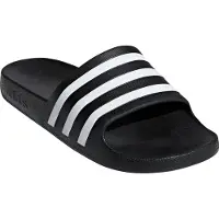 Adidas Badesandal Adilette - Sort/hvid, størrelse 37