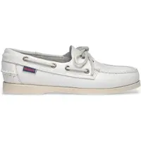 Sebago Sebagotil kvinder. 7000530 Portland loafers i læder, hvide (37), Fast, Blonder, Casual