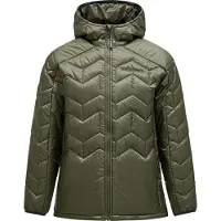 Peak Performance - Dunjakker ski - M Elevate Liner Hood Pine Needle til UnisexUld - Størrelse L - Kaki