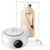 Vevor Bærbar Tørretumbler, Tørretumbler med Tørretumblerpose, PTC-opvarmning og LED-display, Sammenklappelig Mini-tørretumbler med 5-timers timer til Lejligheder, Sovesale, Autocampere eller Hoteller,